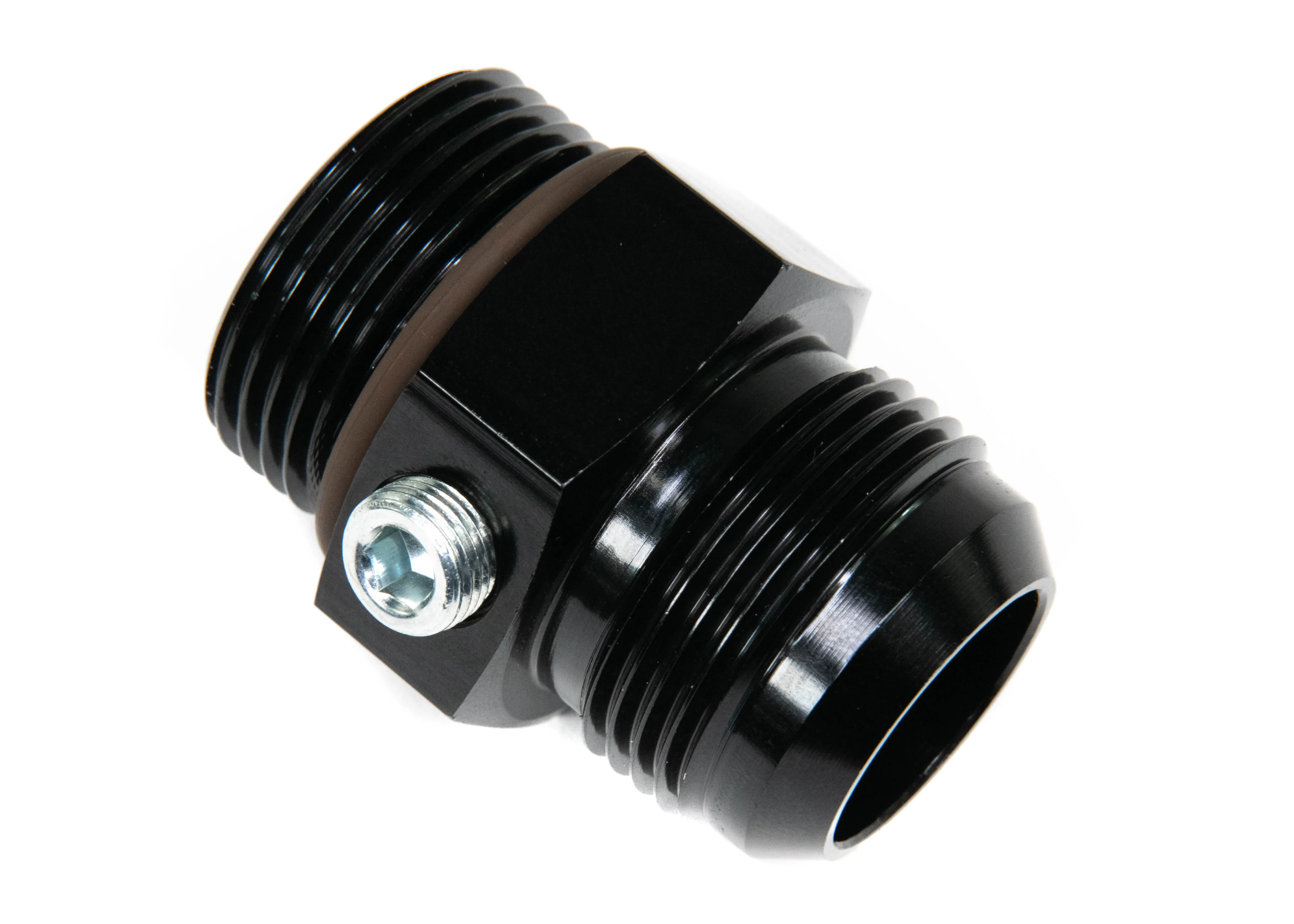 16ORB to 16 AN fitting with 1/8" NPT Side Ports 34-00033