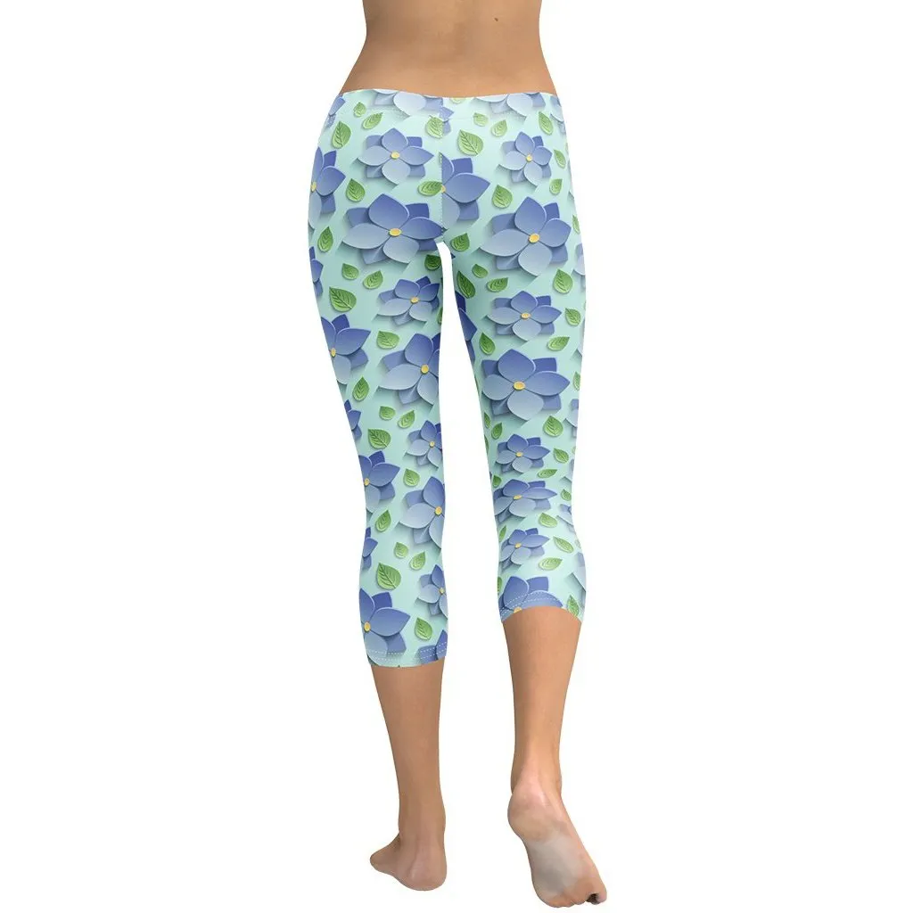 3D Floral Capris