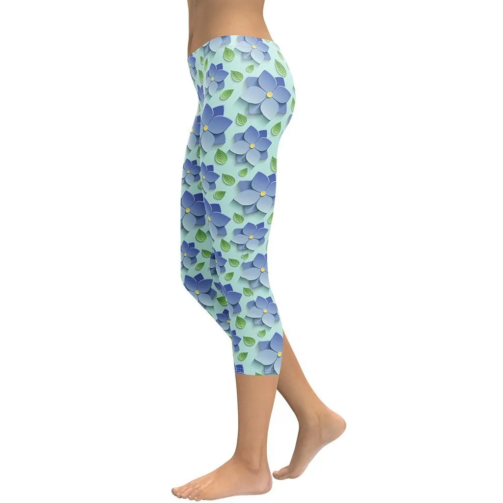 3D Floral Capris