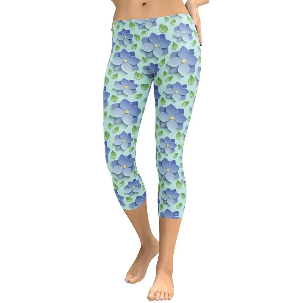 3D Floral Capris