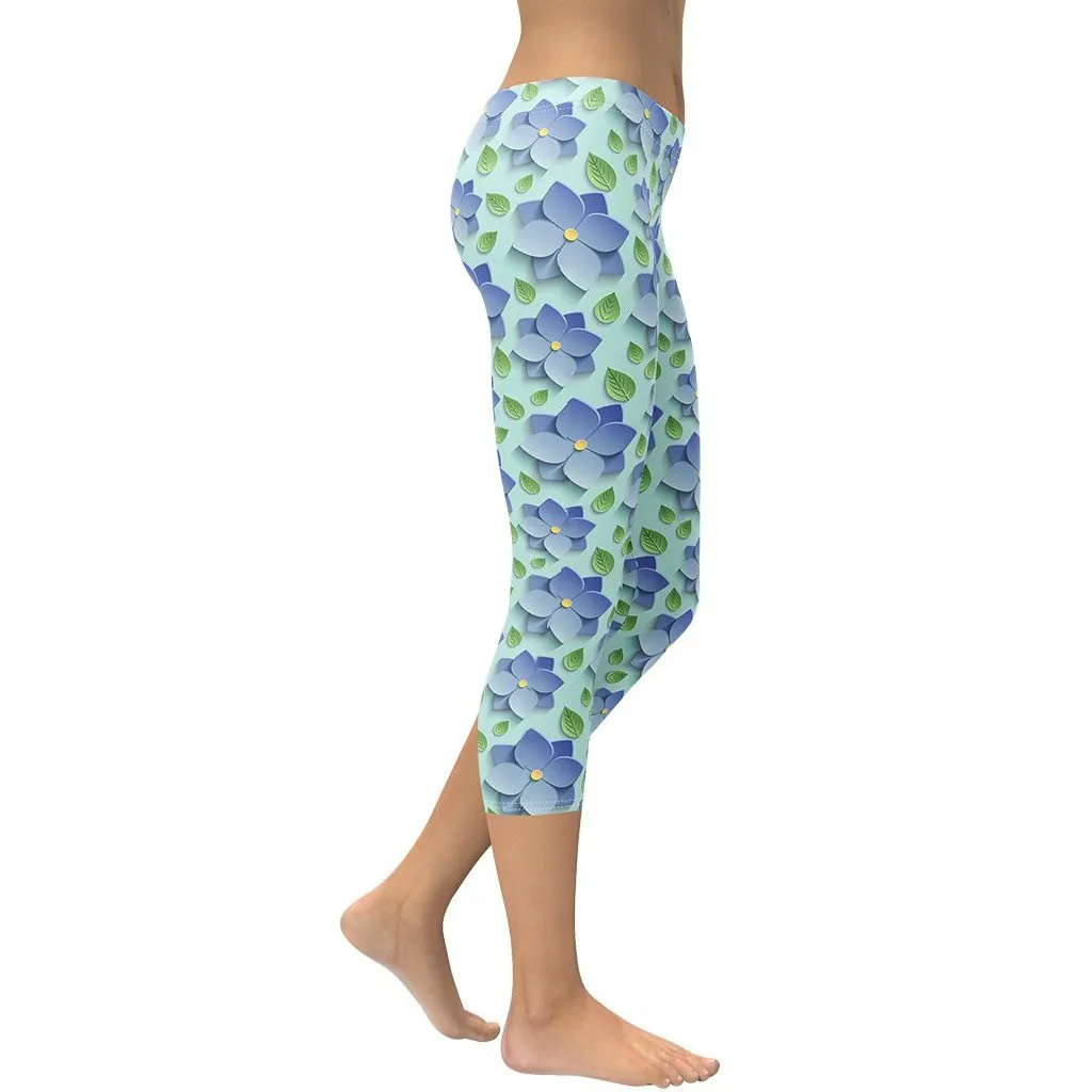 3D Floral Capris