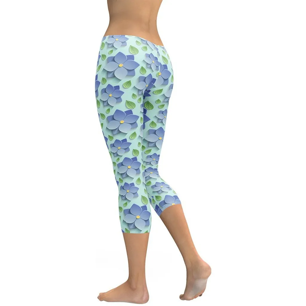 3D Floral Capris