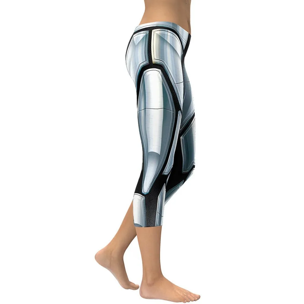 3D Iron Metal Armor Capris