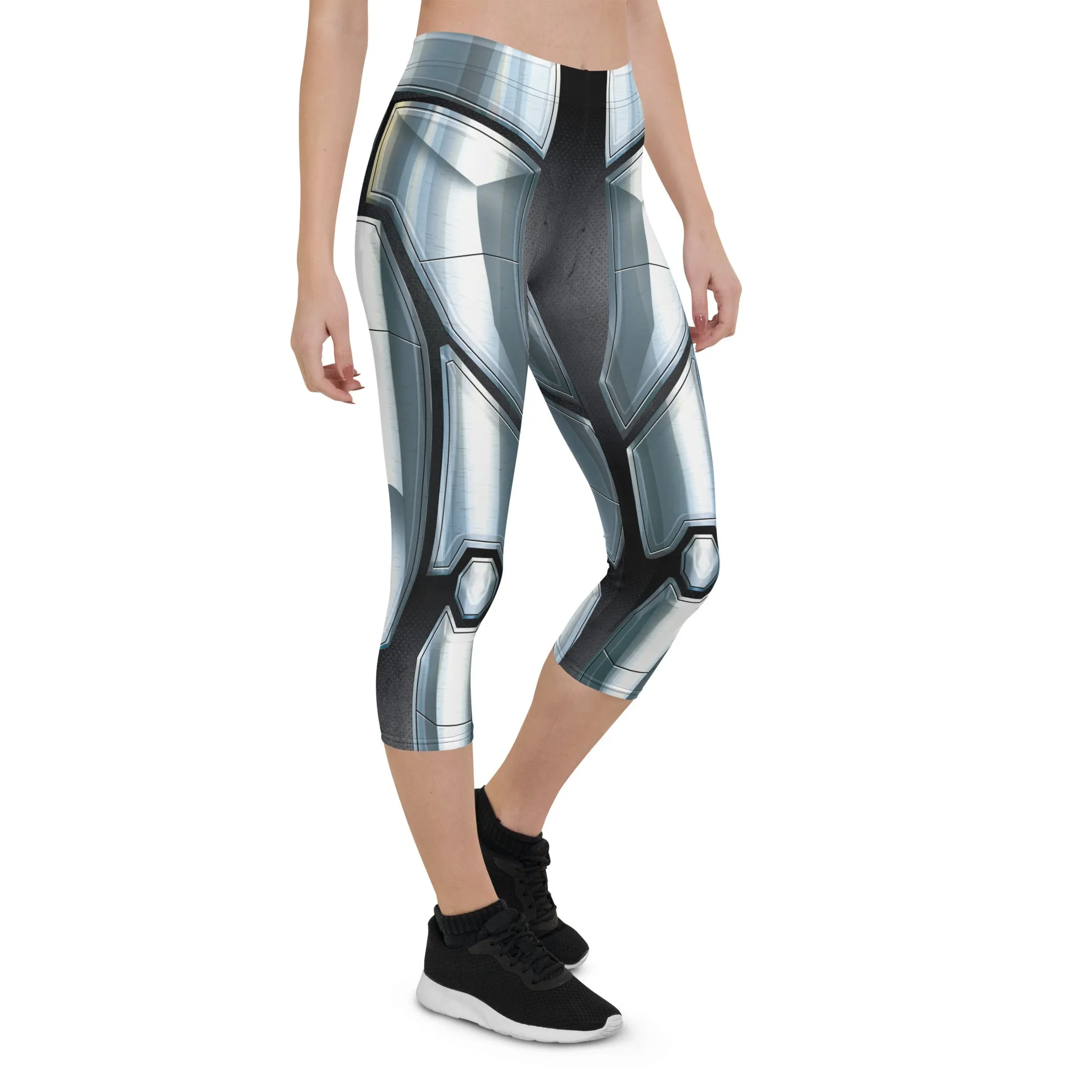 3D Iron Metal Armor Capris