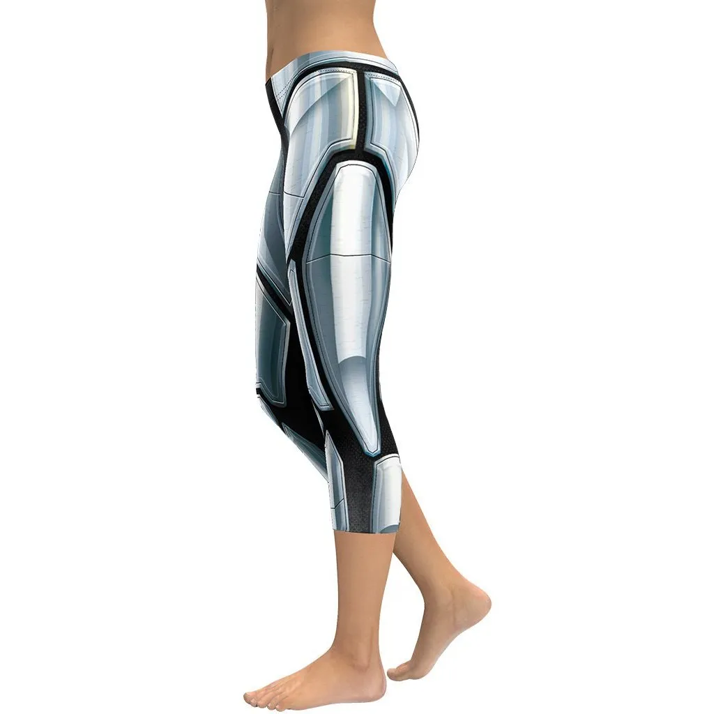 3D Iron Metal Armor Capris