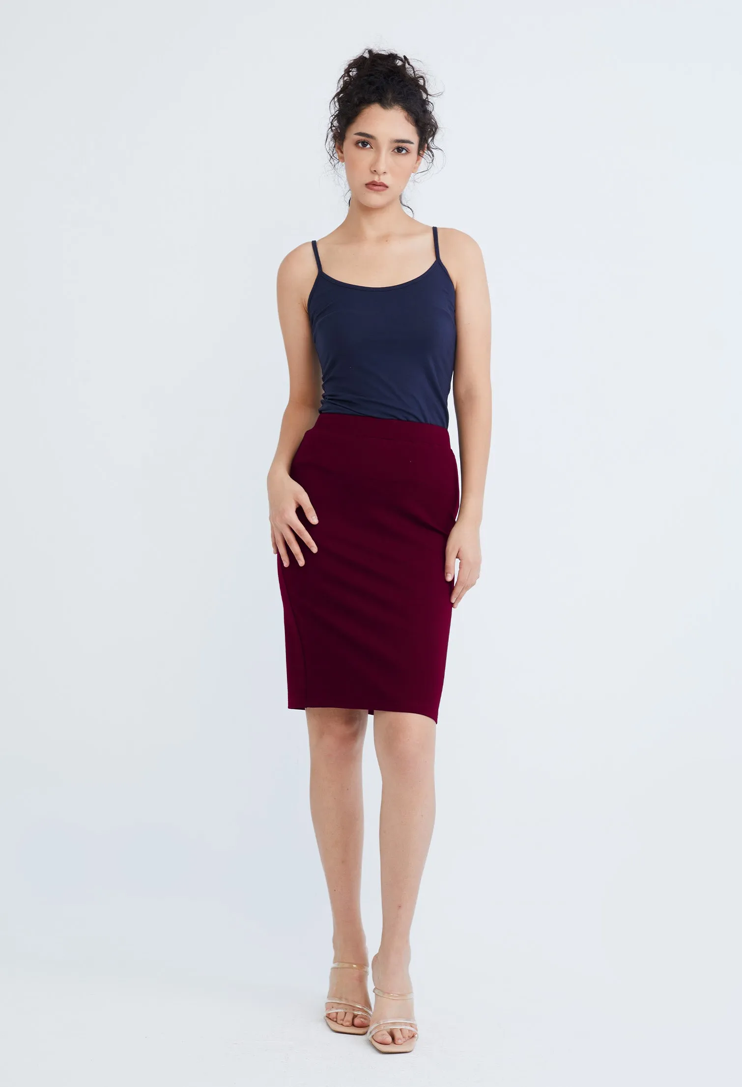 Basic Office Pencil Skirt