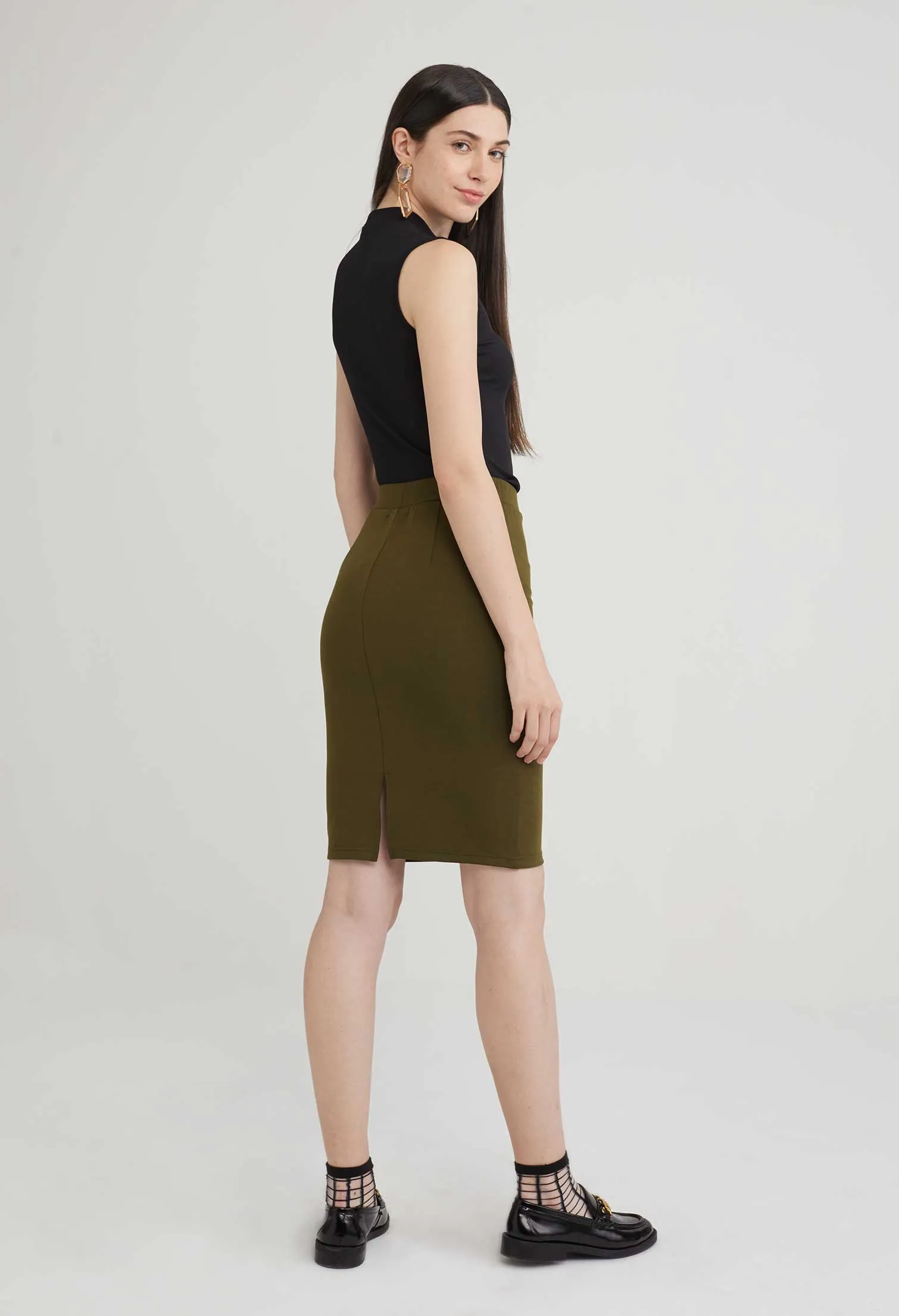 Basic Office Pencil Skirt