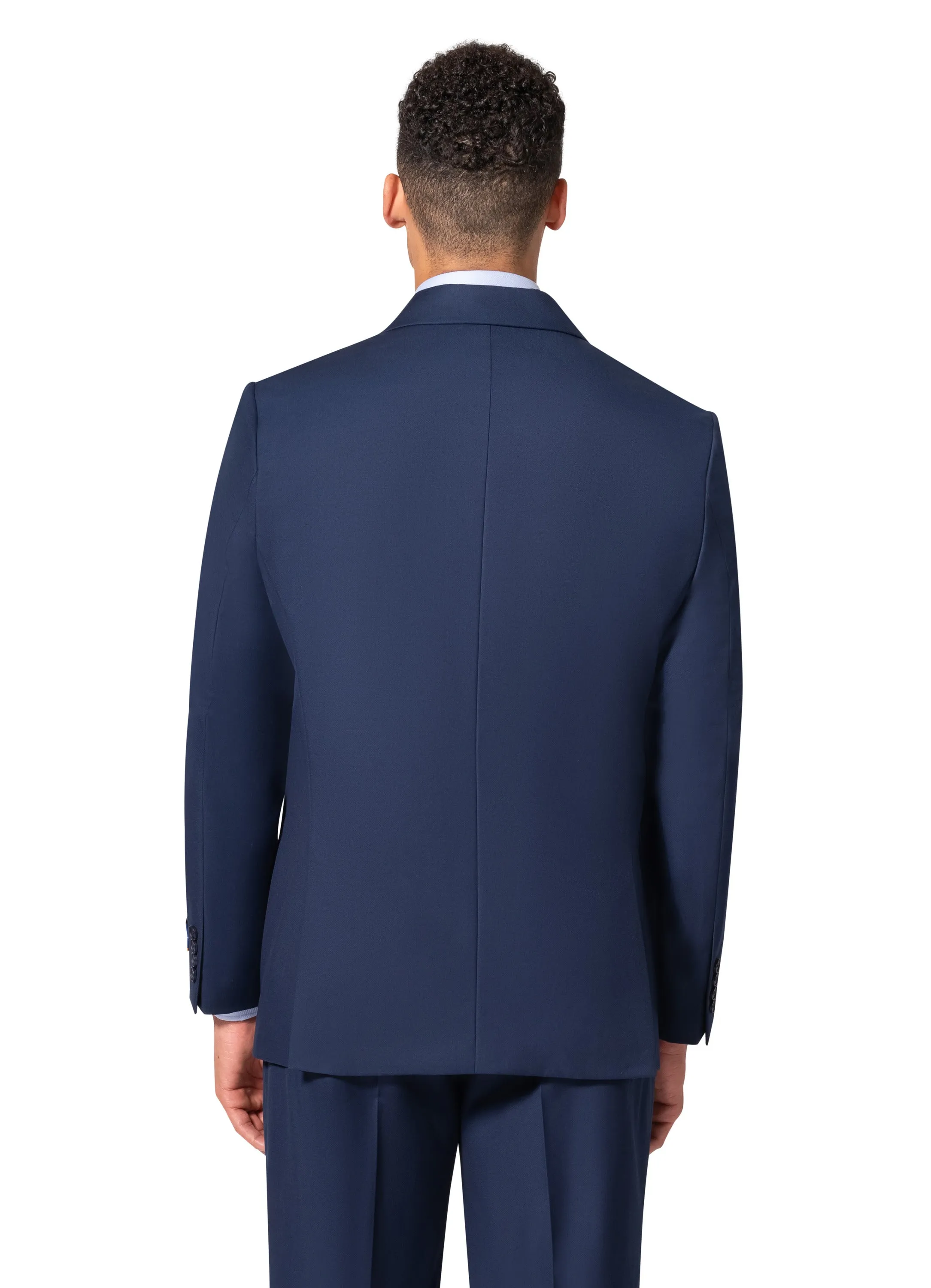 Berragamo A6732 D/B Slim Fit Suit - New Blue