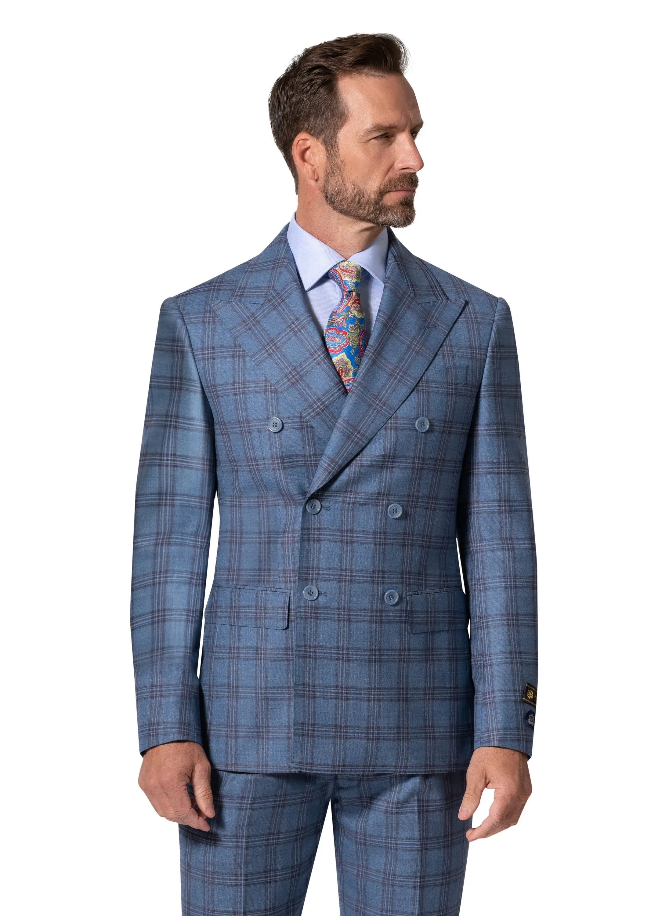 Berragamo Elegant - Faille Wool 10005.4098 D/B Big & Tall Suit