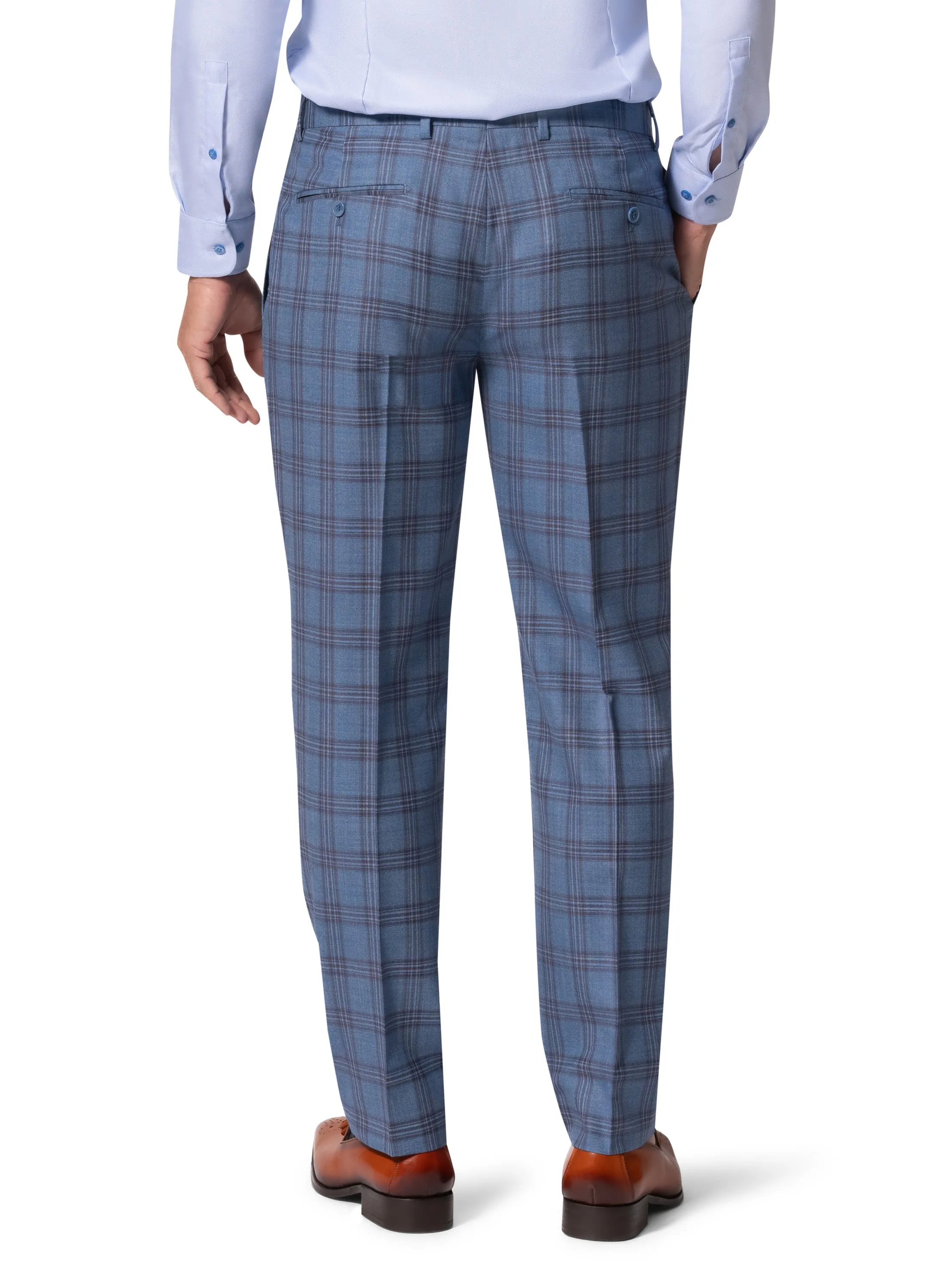 Berragamo Elegant - Faille Wool 10005.4098 D/B Modern Fit Suit