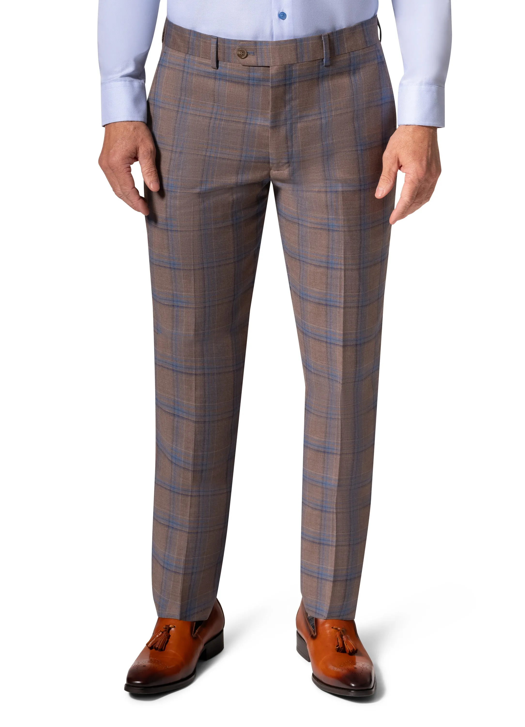 Berragamo Elegant - Faille Wool 10005.4100 D/B Modern Fit Suit