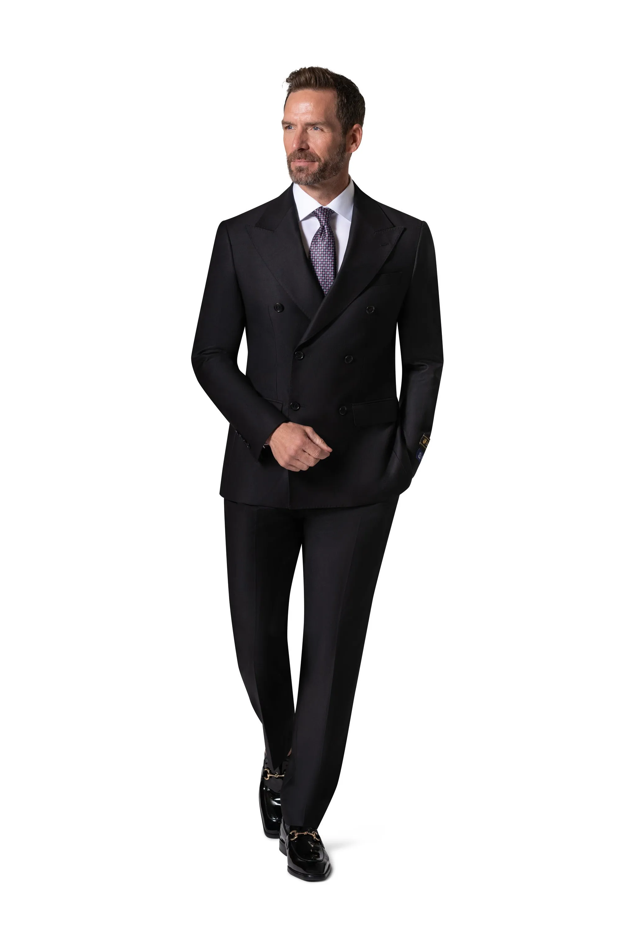 Berragamo Elegant - Faille Wool 10153.004 D/B Tuxedo