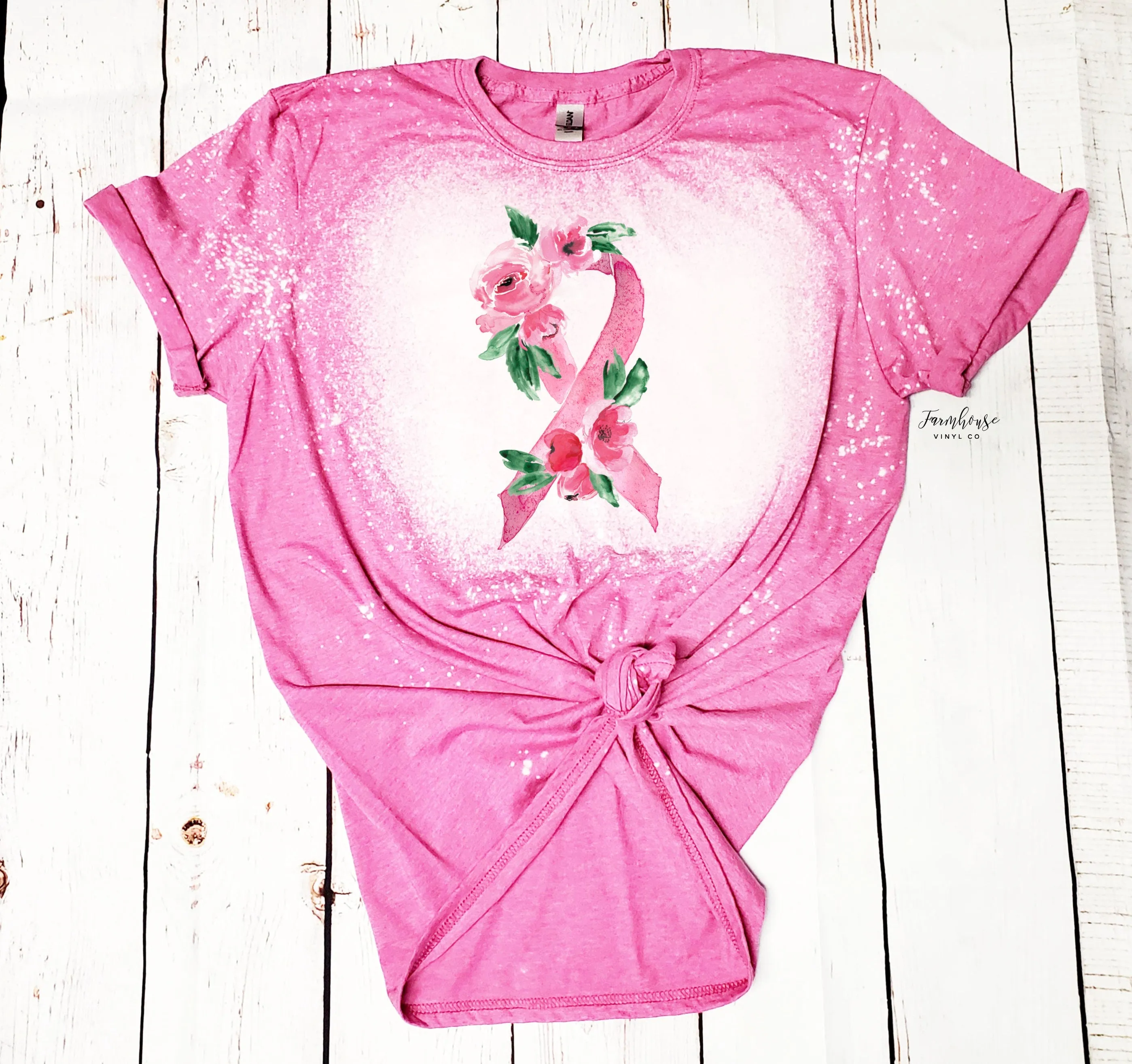 Breast Cancer Awareness Rainbow Pink Shirt