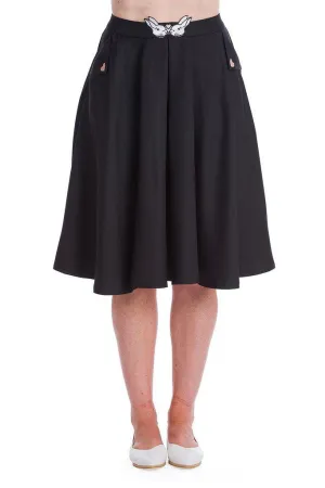 Bunny Hop Knit Flare Skirt