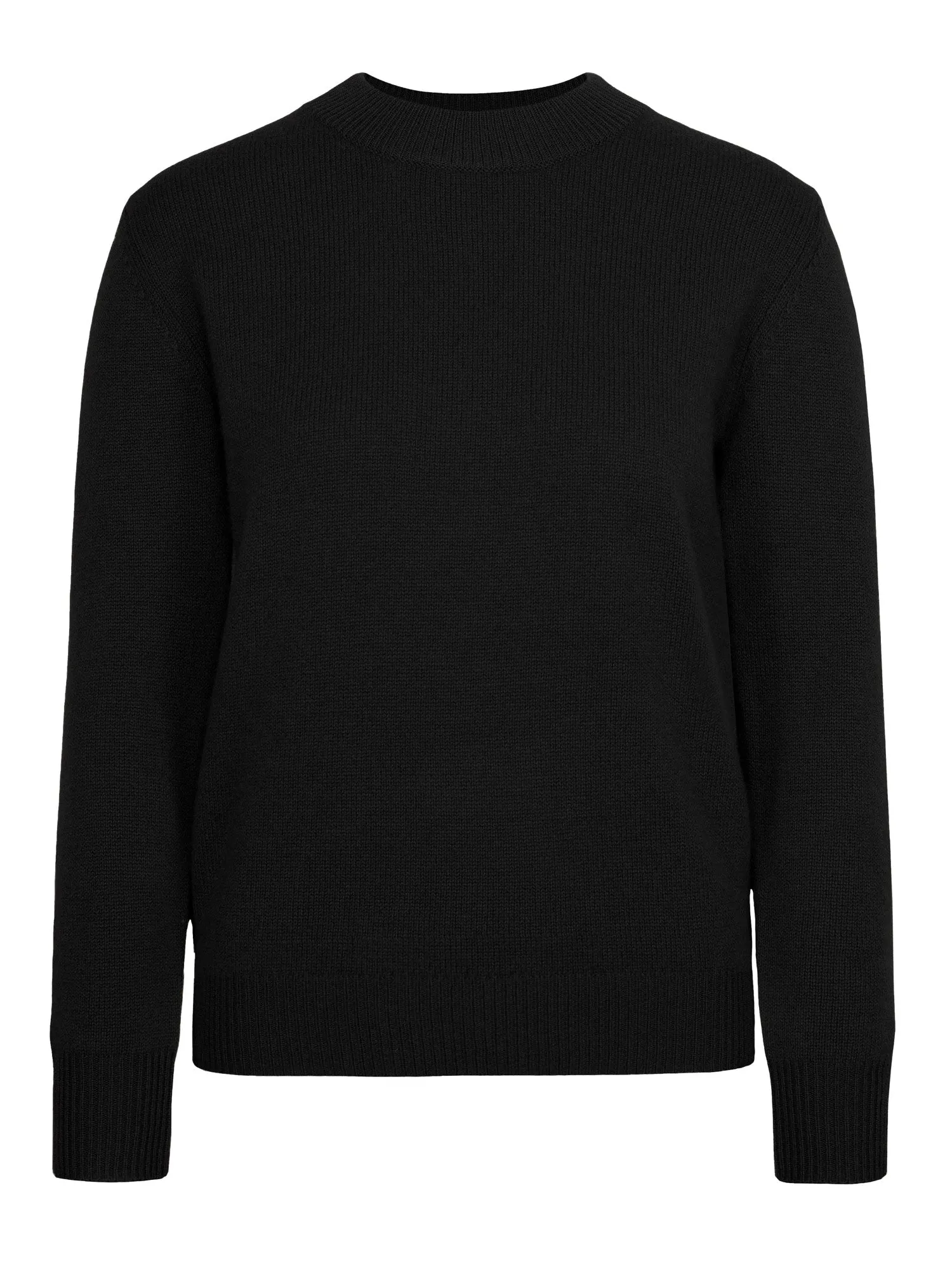 Cashmere sweater "Sofia long" - black