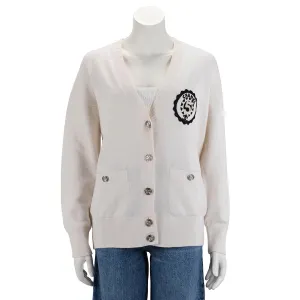 Chanel Cream Cashmere No. 5 Cruise Cardigan FR 36