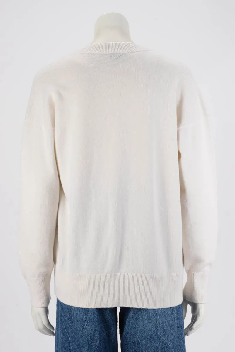 Chanel Cream Cashmere No. 5 Cruise Cardigan FR 36