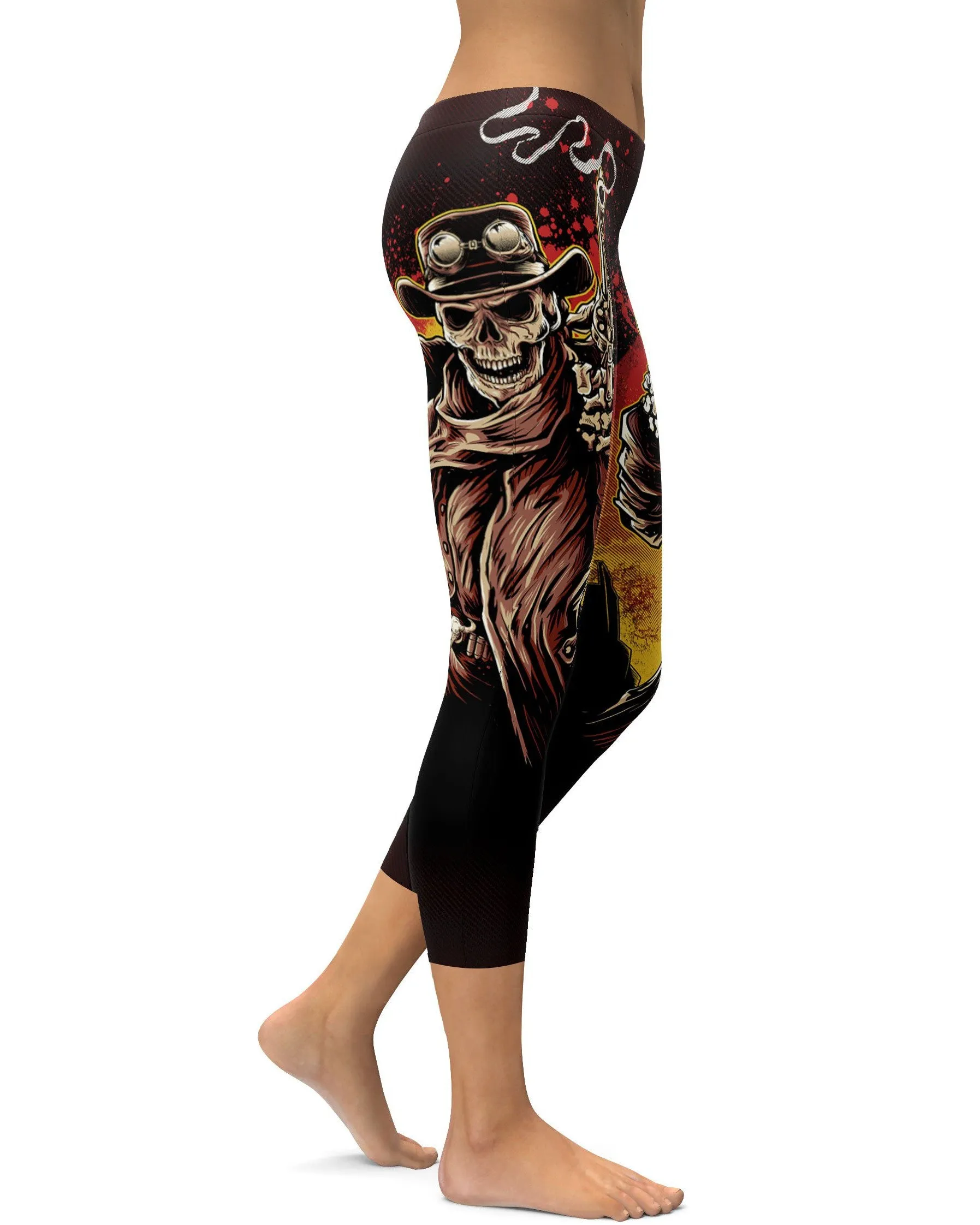 Cowboy Skeleton Capris