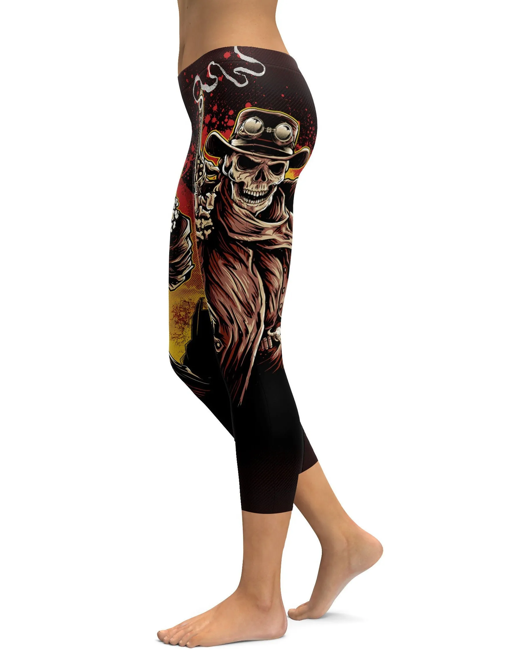 Cowboy Skeleton Capris