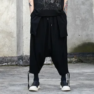 Cropped Loose Slacks