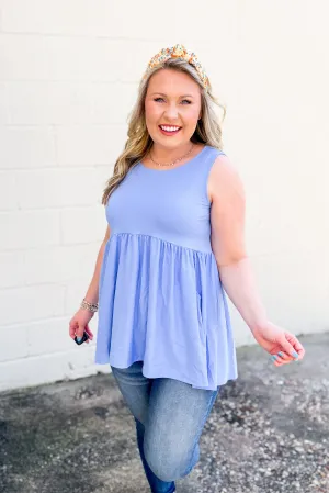 DEAL | Here and Now Tank Top, Spring Blue