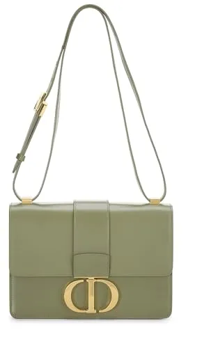 Dior,  Green Calfskin 30 Montaigne Box Bag, Green