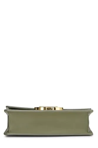 Dior,  Green Calfskin 30 Montaigne Box Bag, Green