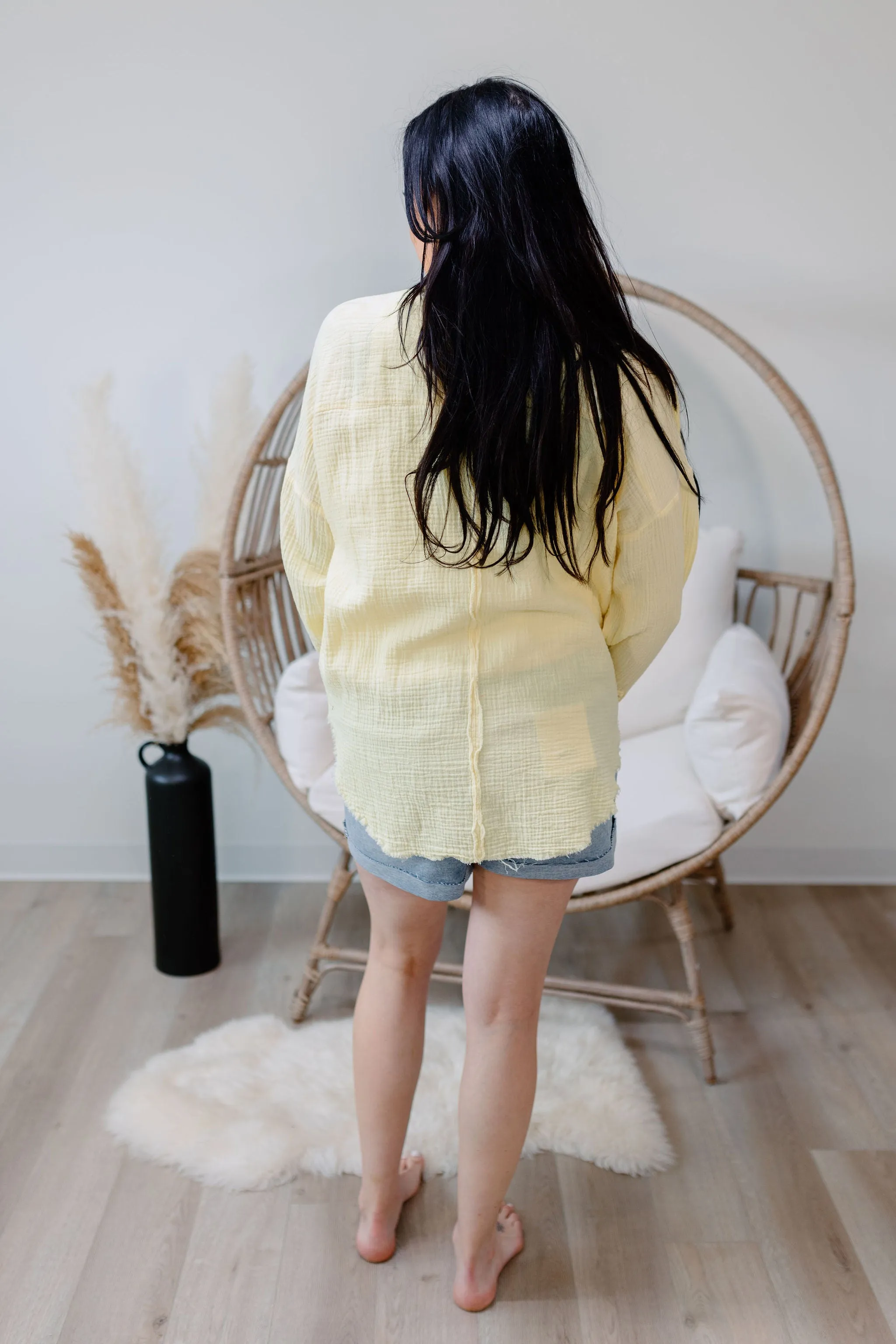 Everly Beach Top - Yellow