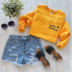 Hello Sunshine • Golden Pullover