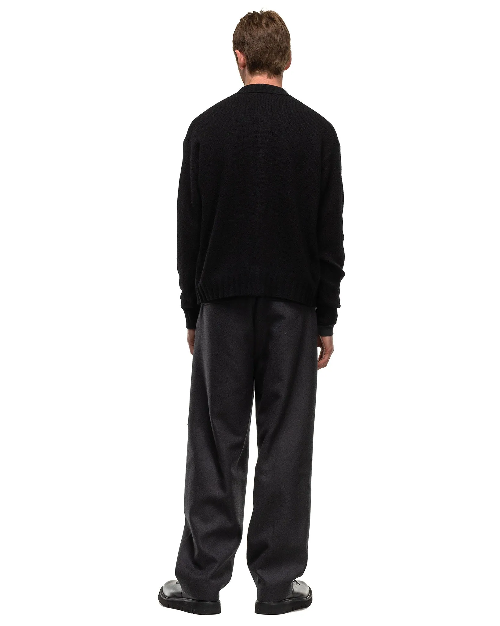 Light Melton Slacks Charcoal