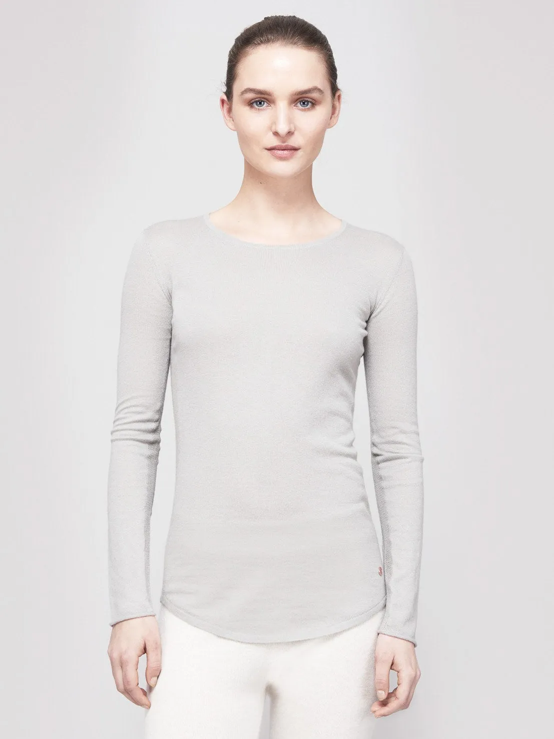 Mover-Breather Cashmere Sweater - String Grey