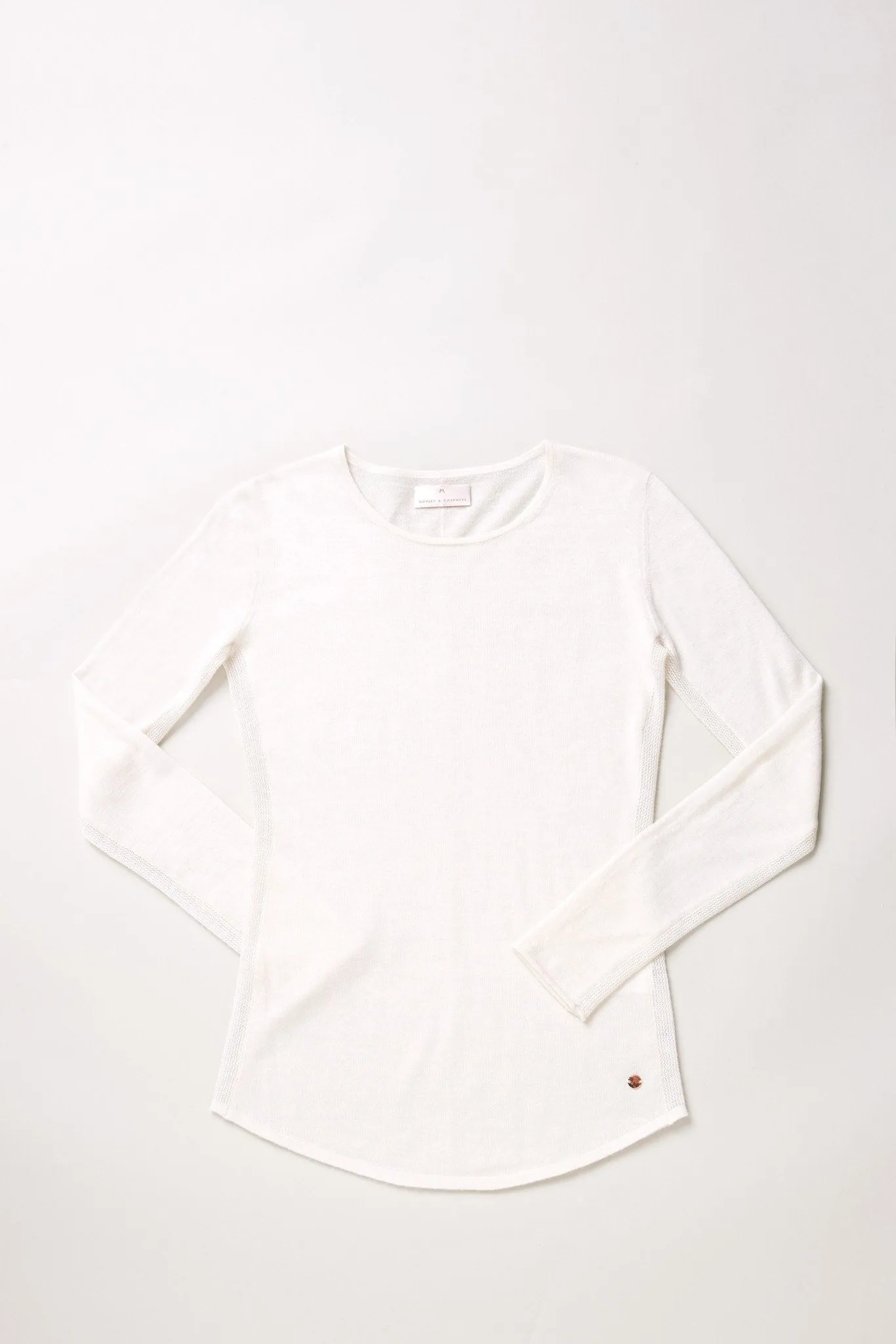 Mover-Breather Cashmere Sweater - Winter White