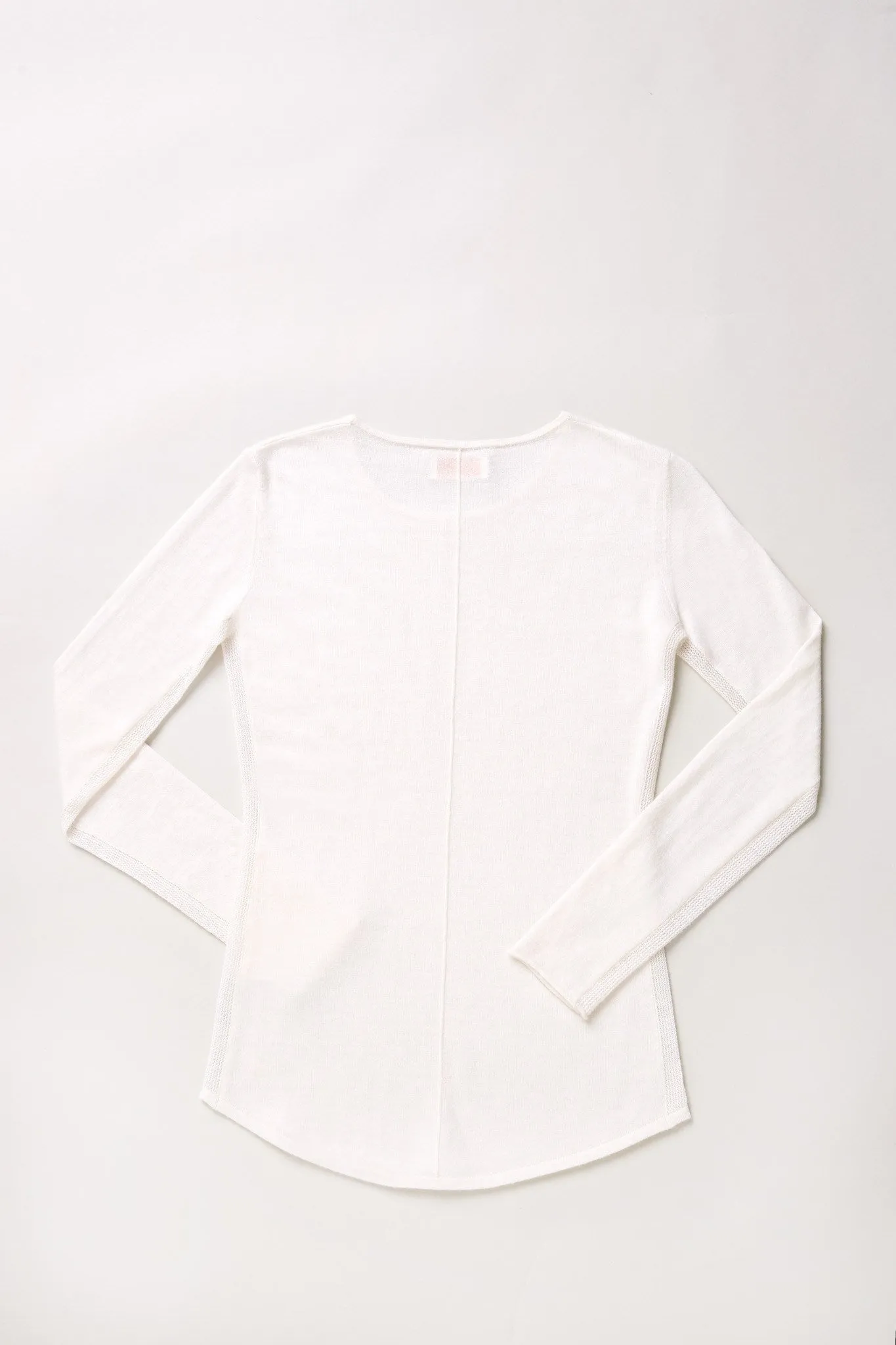 Mover-Breather Cashmere Sweater - Winter White