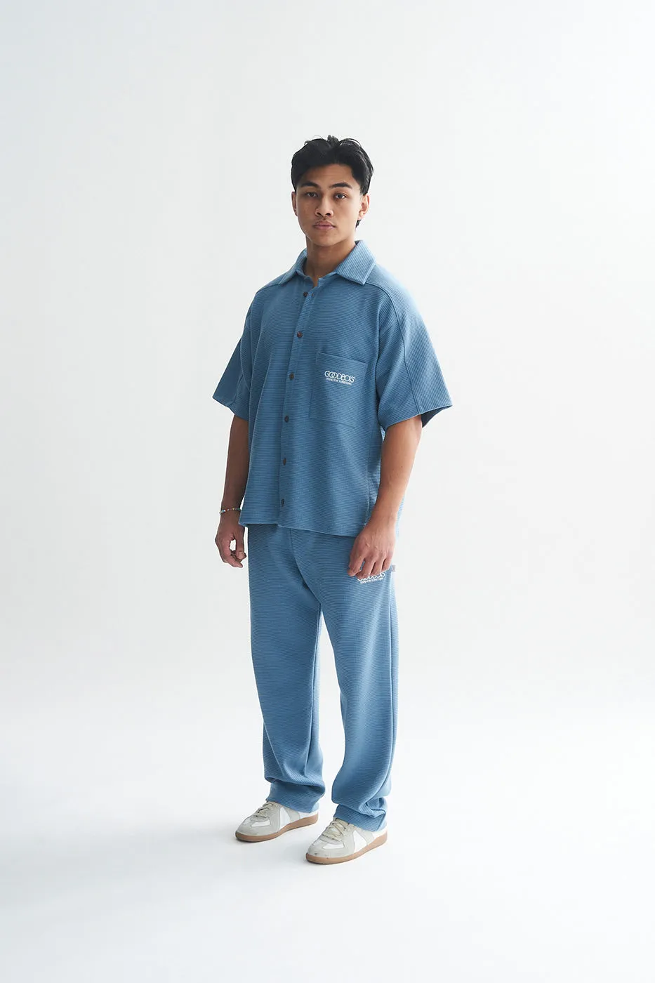 OG LOGO PIQUE PANTS BLUE