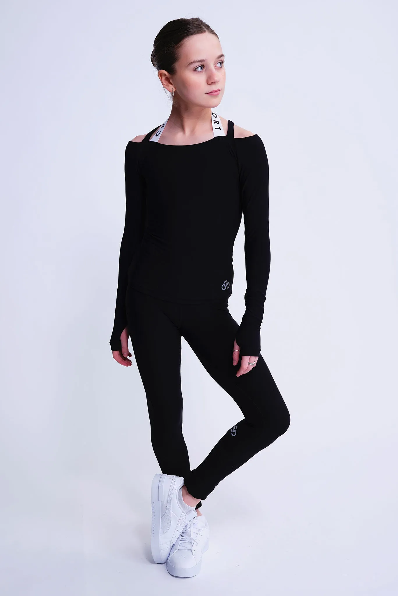 Passion Non-Slip Leggings in Black