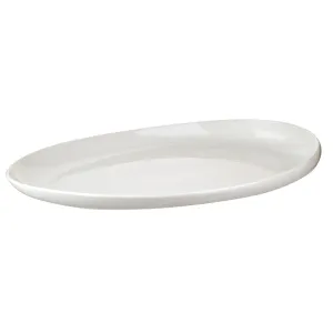 Porcelain Platter Oval  White 49x30x6cm