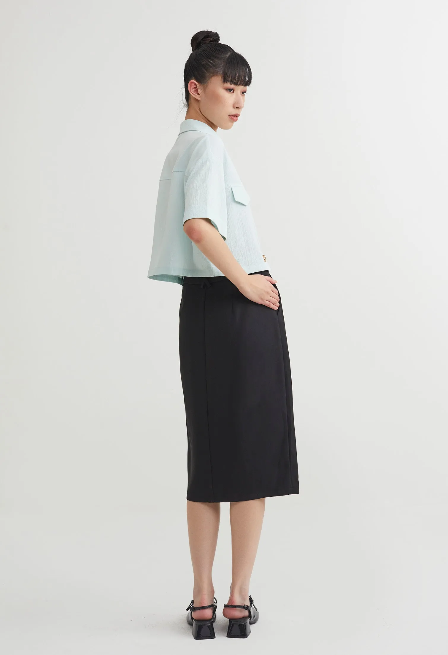 Quirky Smart Midi Skirt