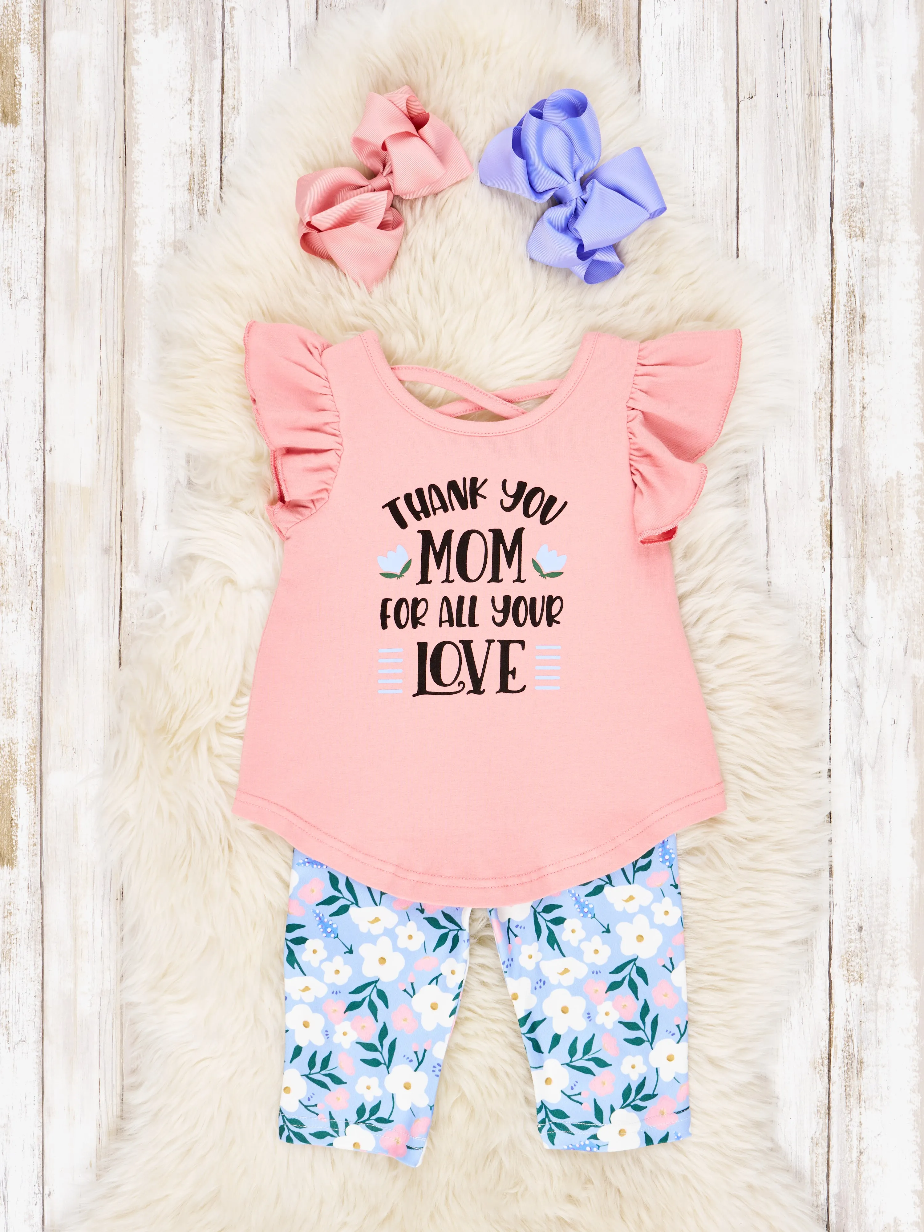 "Thank You Mom" Capri Outfit