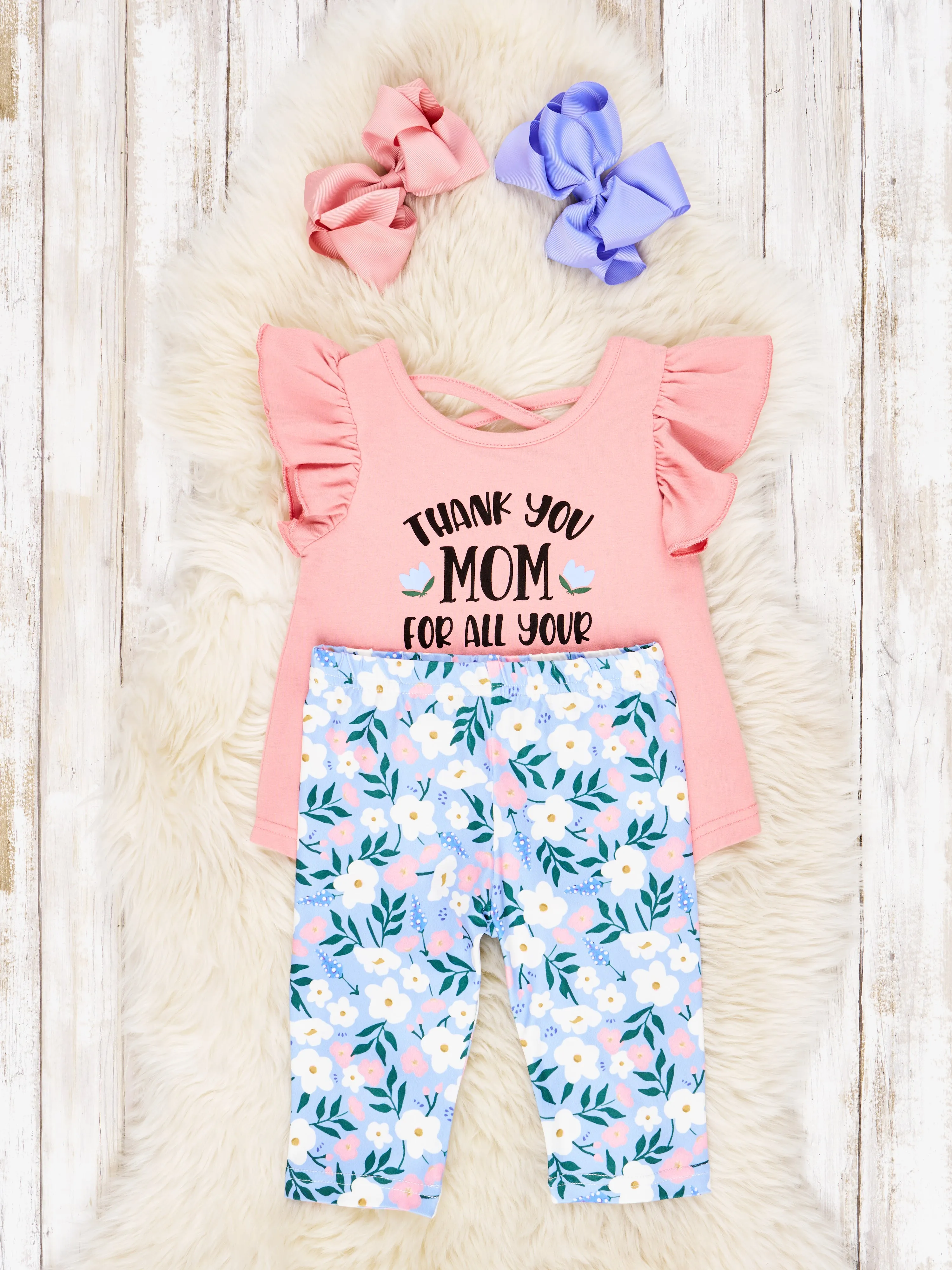 "Thank You Mom" Capri Outfit