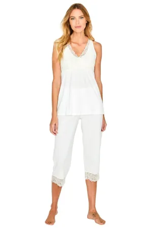 Tank Camisole Cropped Pant Set