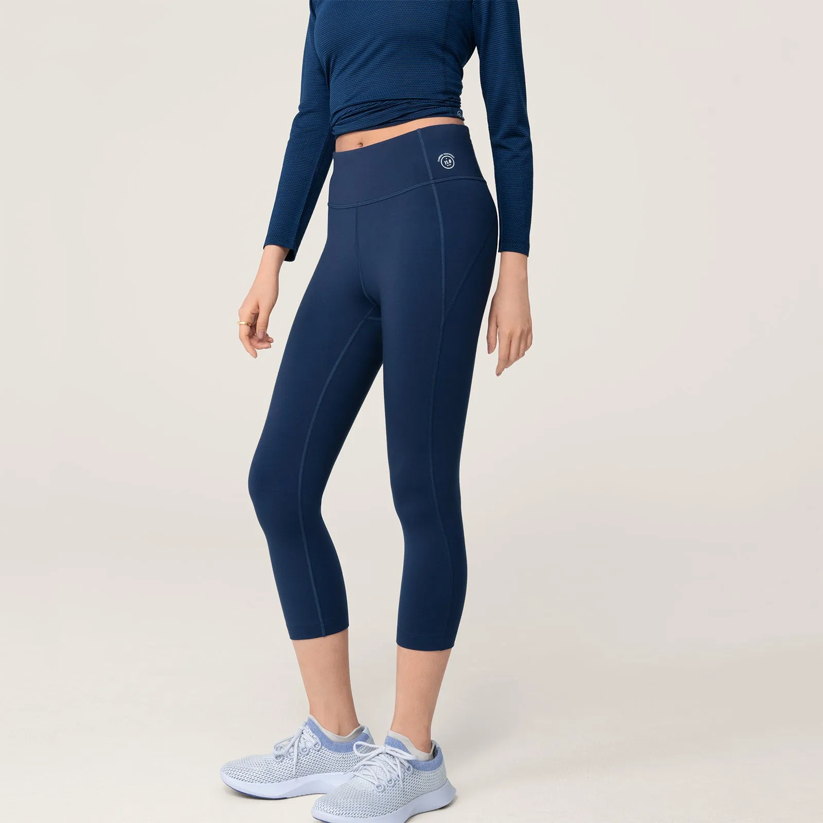 Women's Natural Legging Capri - True Navy